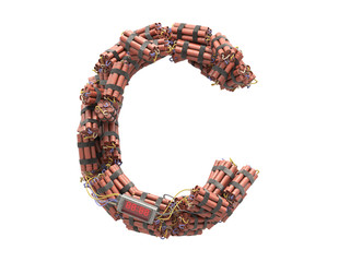 Dynamite with Watch Detonator font. 