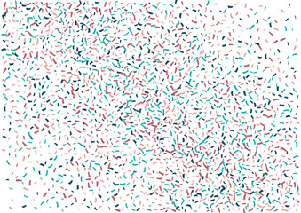 Festive color ribbon confetti background. Abstract frame confetti texture for holiday, postcard, poster, website, carnivals, birthday and children's parties. Cover confetti mock-up. Wedding card