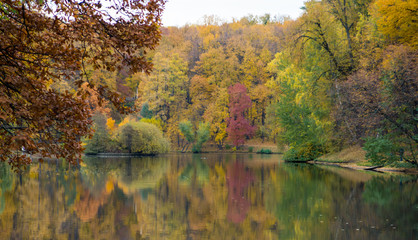 autumn in the Park Tsaritsyno. Russia
