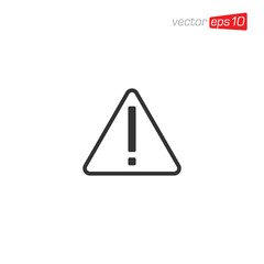 Warning Mark Icon Design Vector