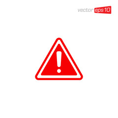 Warning Mark Icon Design Vector