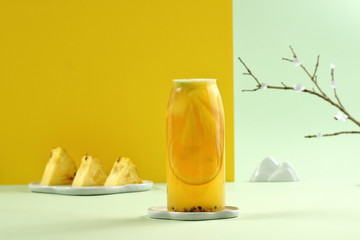 Fresh pineapple juice