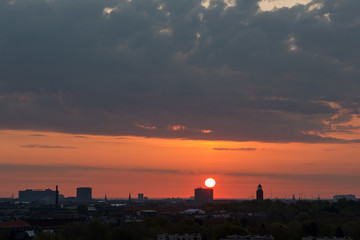 sunrise over Copenhagen