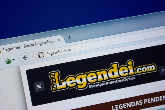 Ryazan, Russia - September 09, 2018: Homepage of Legendei website on the display of PC, url - Legendei.com