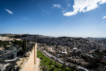 View of the southern part of Jerusalem. Israel