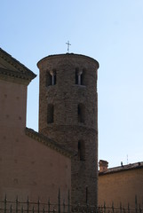 Fototapeta na wymiar View of the Basilica of Sant`Apollinare Nuovo