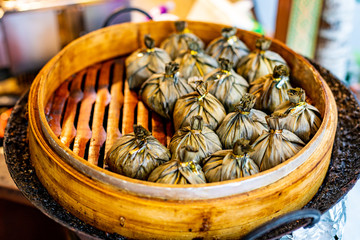 Various Taiwanese traditional street or market food