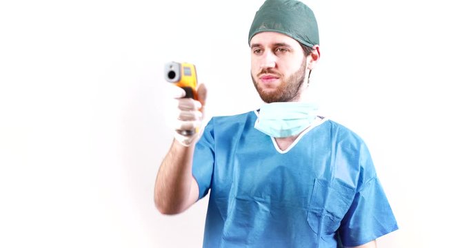 Termometro laser per misurare la febbre da coronavirus