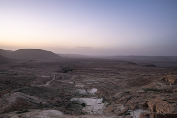 sunset over the desert germassa