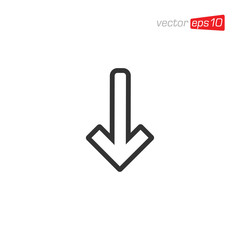 Arrow Direction Sign Icon Design Vector