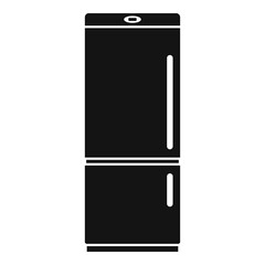 Fridge icon. Simple illustration of fridge vector icon for web design isolated on white background
