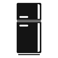 Food fridge icon. Simple illustration of food fridge vector icon for web design isolated on white background