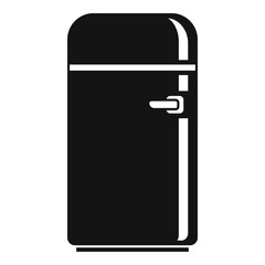Old fridge icon. Simple illustration of old fridge vector icon for web design isolated on white background