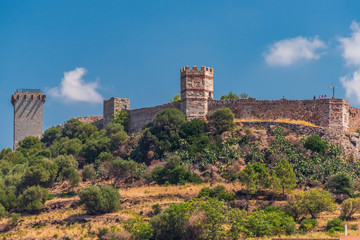 Castle in the village of Bosa