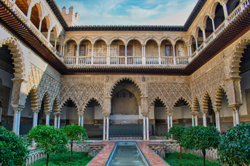 Fototapeta premium Patio de Doncellas en el Real Alcázar de Sevilla