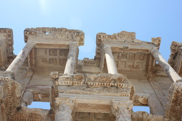 Obraz premium efez biblioteka fasada