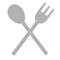 illustration of fork and spoon