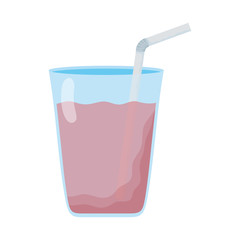 juice in glass beverage icon