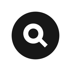 Magnifying glass vector icon, simple sign for web site and mobile app.