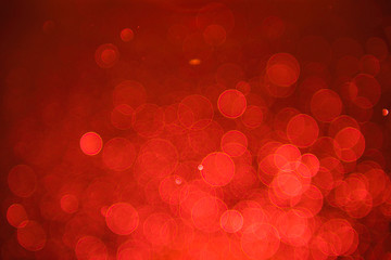 Red bokeh background with sparkle blur bokeh light effect, background bokeh