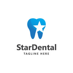 Star Dental logo designs concept vector, Shine Dental logo template vector