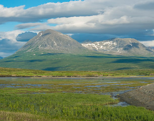 The view from camp at McNeil River