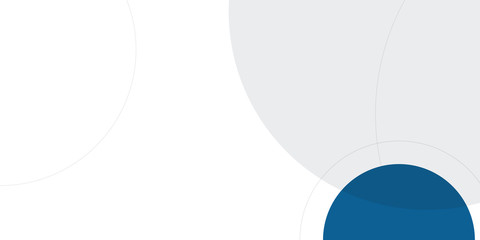 Blue White Abstract Circle Line Presentation Background Design