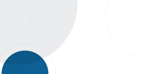 Blue White Abstract Circle Line Presentation Background Design