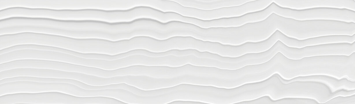 White background with elements of waves in a fantastic abstract design, the texture of the lines in a modern style for wallpaper. Light gray template for wedding ceremony or business presentation. © Nadzeya Pakhomava