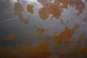 Iron rusty surface. Minimalism. Copy space.