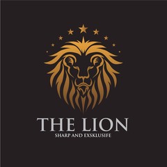lions king logo desaigns simple modern