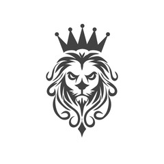 lions king logo desaigns simple modern