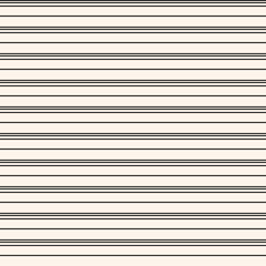 Obraz premium Horizontal stripes seamless pattern. Simple vector lines texture. Black and white abstract geometric striped background. Thin monochrome strips. Subtle minimalist repeat design for print, decor, web