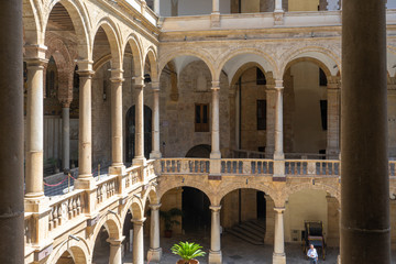 Fototapeta na wymiar Italy, Sicily, Palermo Norman Palace