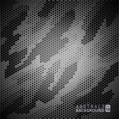 Halftone camouflage abstract Modern vector background
