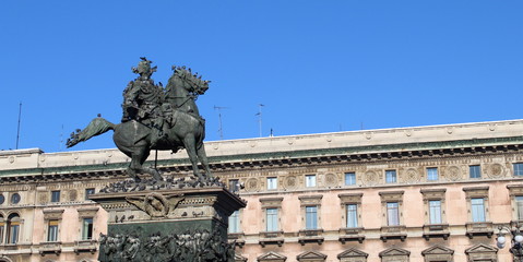 Statua antica nel centro città