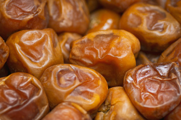 Closeup to dates fruit from Saudi Arabia farm