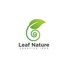 Nature Ecology Logo Design Vector