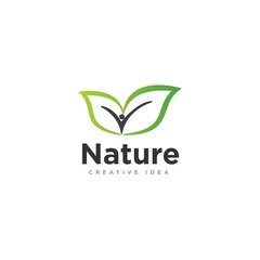 Nature Ecology Logo Design Vector