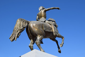 Statue des Generals San Martin in San Juan/Argentinien