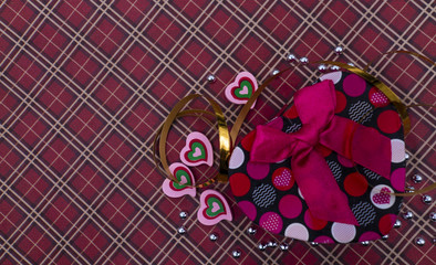 easter eggs on wooden background