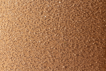 Hoar-coated cardboard texture. Daylight. Background.