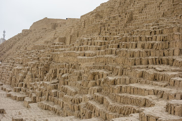 Huaca Pucllana Archeological Site, in Miraflores, Lima/Peru