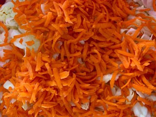 Carrot Salad Background