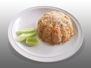  Pork fried rice, popular food