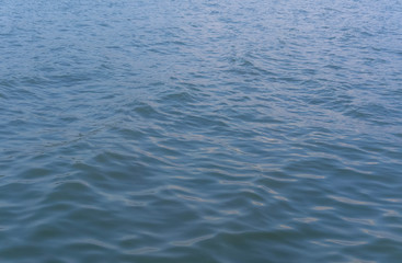 Wave water ripple surface reflection lake sea in evening day,wave blue sea abstract texture nature background