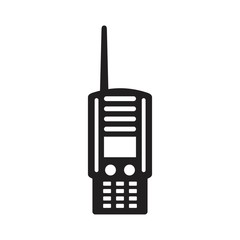 Walkie talkie set icon vector illustration for graphic and web design.