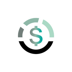 symbol money logo vector design