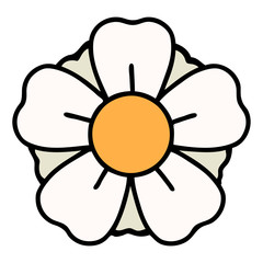 traditional tattoo of a flower