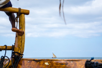Fototapeta na wymiar Boats of Zanzibar